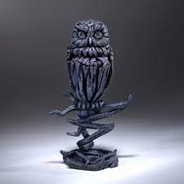 Edge Sculpture Owl - Midnight