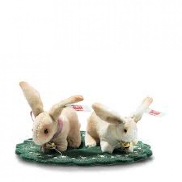 Steiff Rabbit Pin Cushion Set