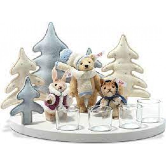 Steiff Winter Wonderland Set With 3 Bears Steiff Winter Wonderland Set With 3 Bears