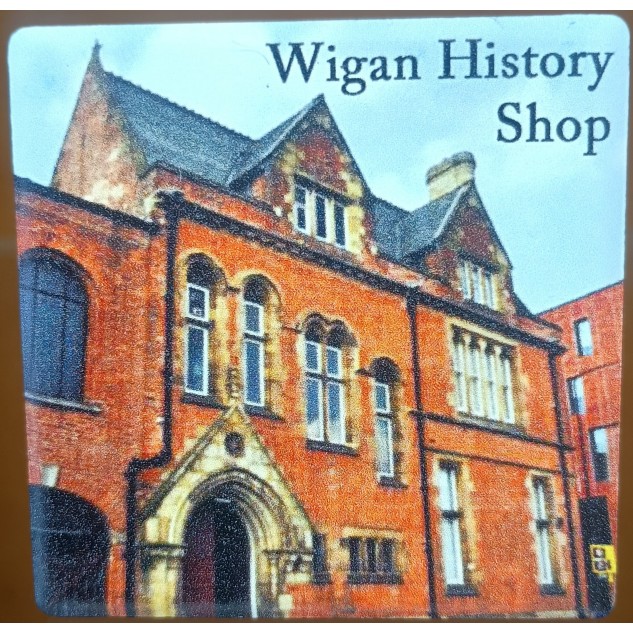 Wigan History Shop Fridge Magnet Wigan History Shop Fridge Magnet