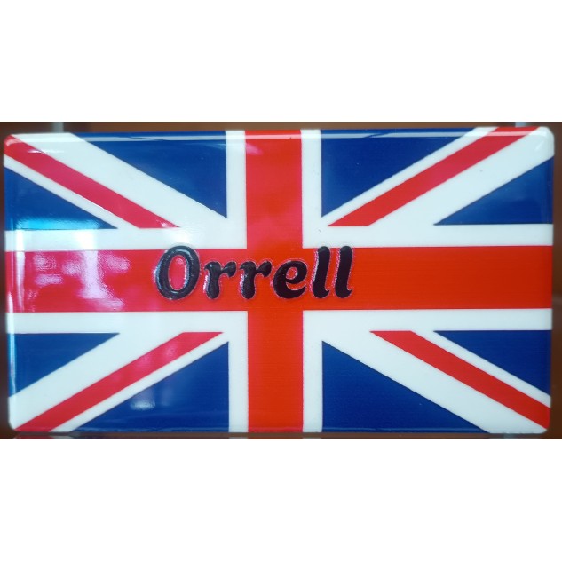 "Orrell" Union Jack Fridge Magnet "Orrell" Union Jack Fridge Magnet
