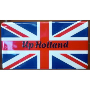 "Up Holland" Union Jack Fridge Magnet "Up Holland" Union Jack Fridge Magnet