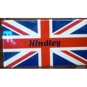"Hindley" Union Jack Fridge Magnet "Hindley" Union Jack Fridge Magnet