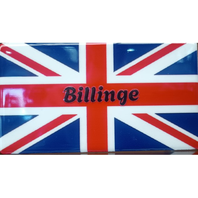 "Billinge" Union Jack Fridge Magnet "Billinge" Union Jack Fridge Magnet