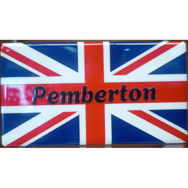 "Pemberton" Union Jack Fridge Magnet