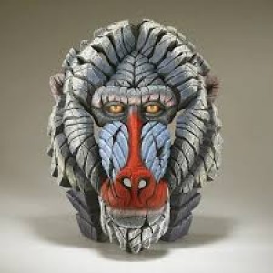 Edge Sculpture Mandrill Bust Edge Sculpture Mandrill Bust