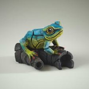 Edge Sculpture Tree Frog Blue/Yellow Edge Sculpture Tree Frog Blue/Yellow