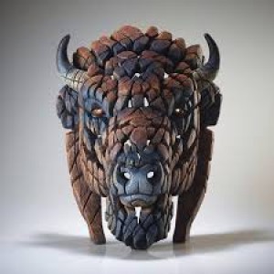 Edge Sculpture Bison Bust Edge Sculpture Bison Bust