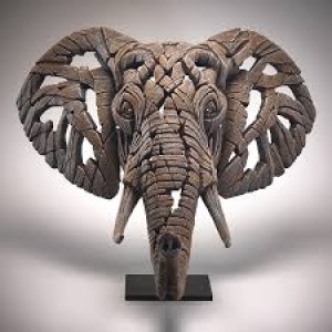 Edge Sculpture Elephant Bust Edge Sculpture Elephant Bust