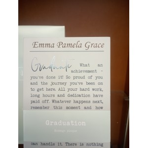 Graduation Plaque Graduation Plaque