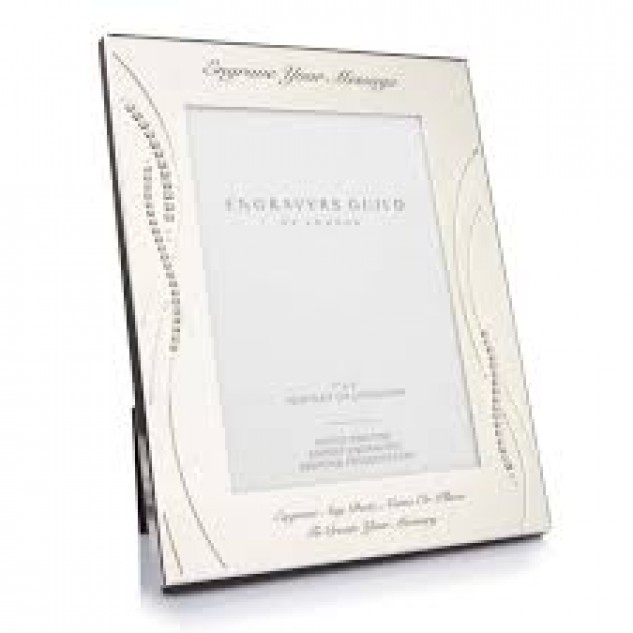 Engraved Engagement Frame Engraved Engagement Frame