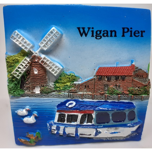 Wigan Pier relief fridge magnet Wigan Pier relief fridge magnet