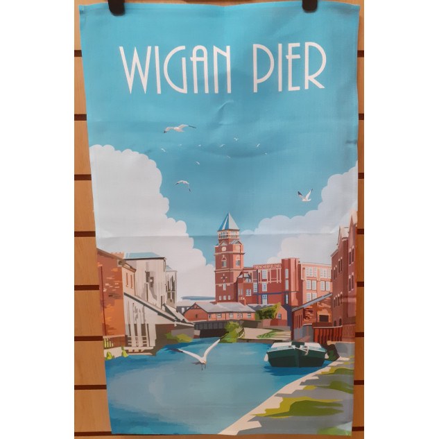 Wigan Pier Tea Towel