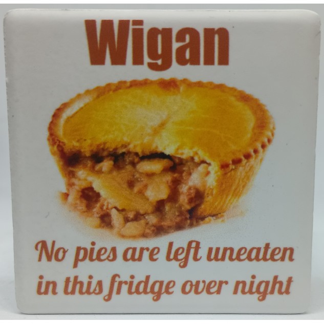 Wigan Pies Fridge Magnet
