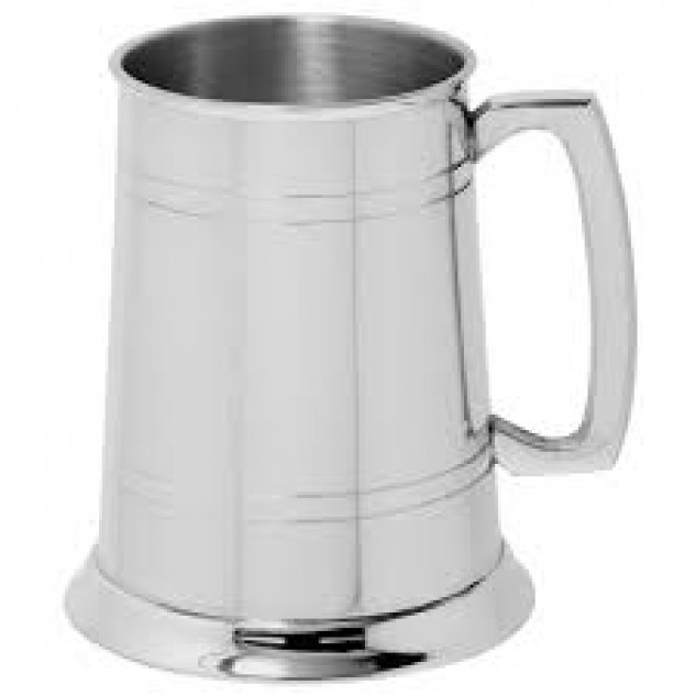 Pewter Tankard Engraved